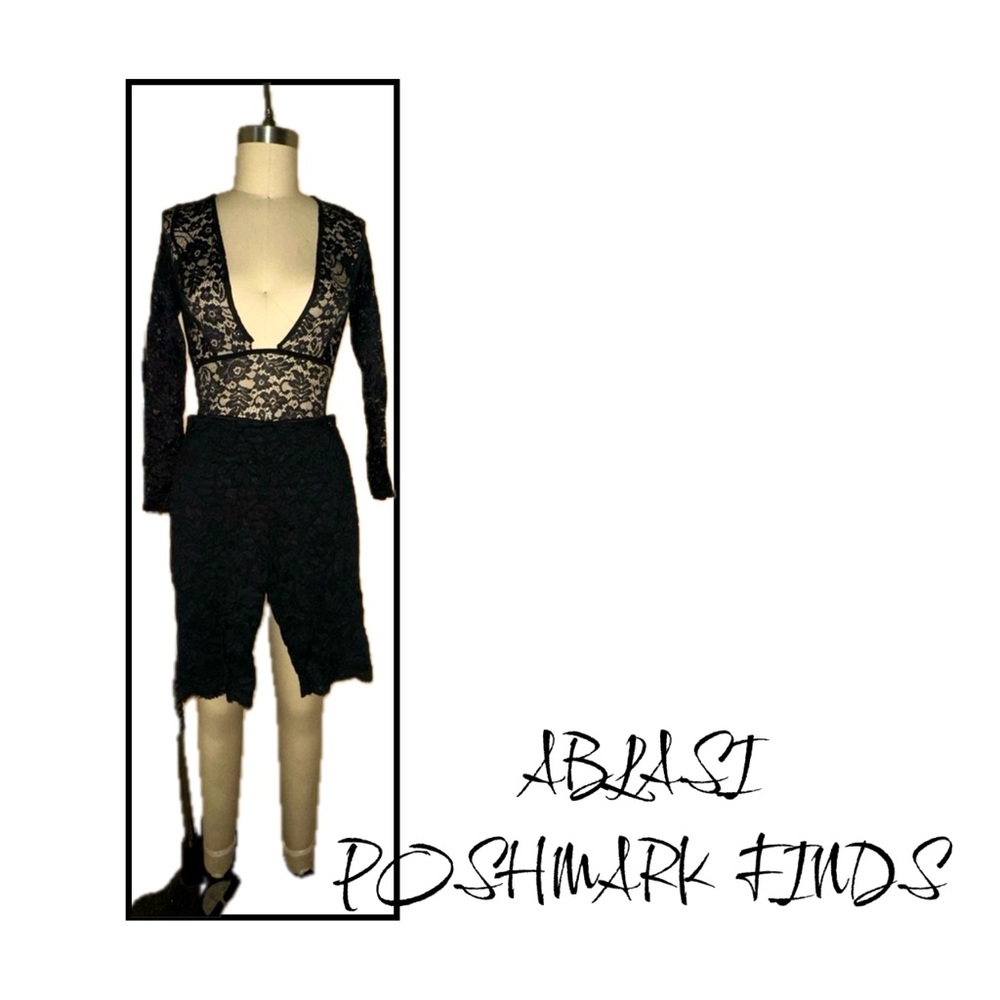 Elegant Black Lace Jumpsuit